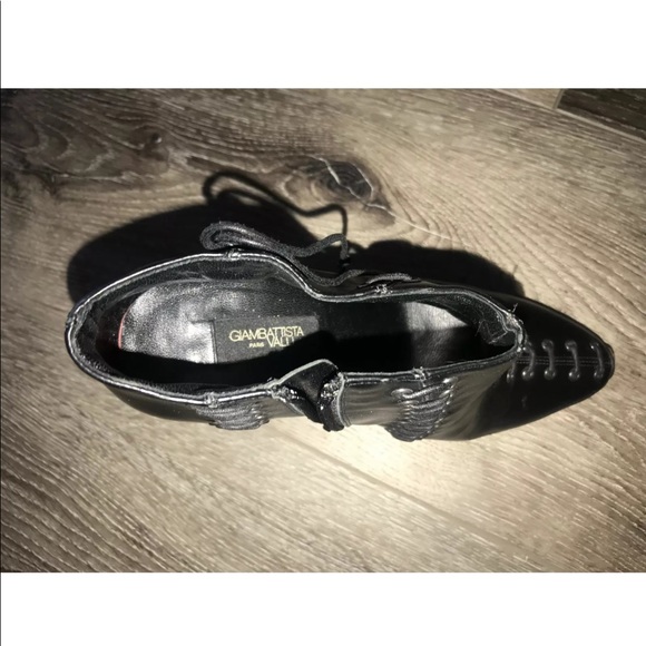 Giambattista Valli black leather corset booties 7 - Picture 8 of 8